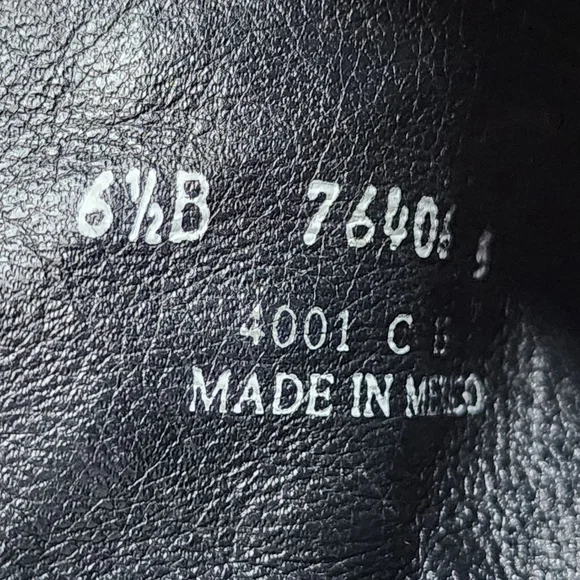 FRYE Jenna Disc Short Black Studded Leather Combat & Moto Boots Size 6.5 - Picture 10 of 11